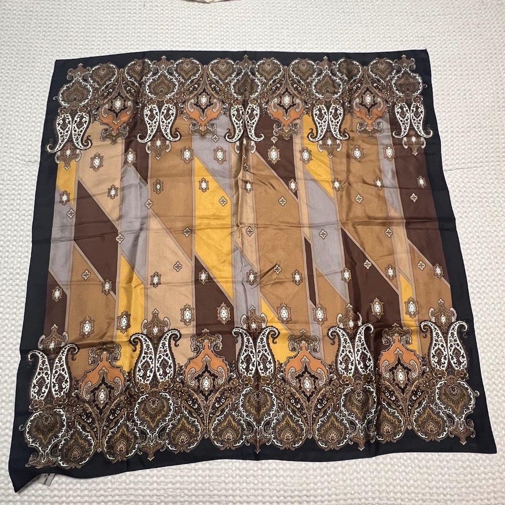 Adrienne Landau Silk Square Scarf